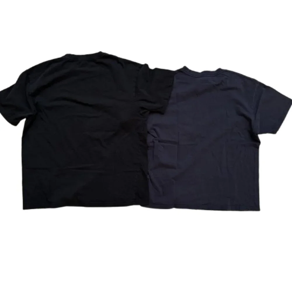 Cotton On Skate Fit Navy & Loose Fit Black t-shirts - Picture 5 of 7